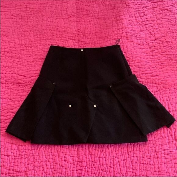 Marios Schwab Elegant Black Skirt, US2 - Picture 1 of 8